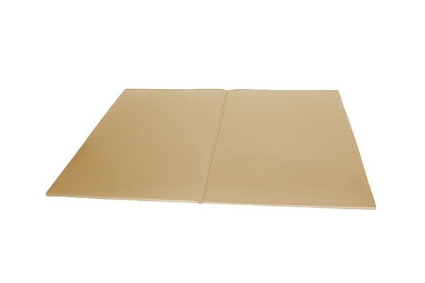 Motricité - Tapis de motricité bébé et enfant - Tapis d'évolution en mousse pvc pliant 200x150x2cm Crème