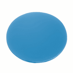 Motricité - Tapis de motricité bébé et enfant - Tapis rond en mousse pvc diam.130cm x ep.3cm - Turquoise