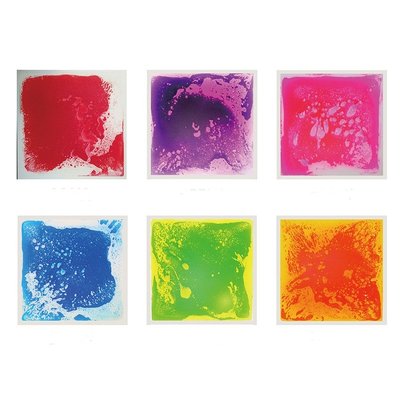 Motricité - Eveil Sensoriels et Tactiles - Grands carreaux sensoriels - Pack 6 unités 50 x 50 cm