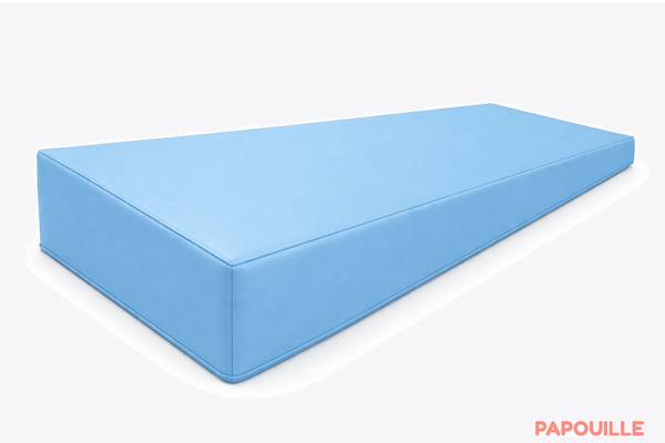 Motricité - Module de Motricité Bébé - Module trapèze en mousse pvc h.23cm turquoise