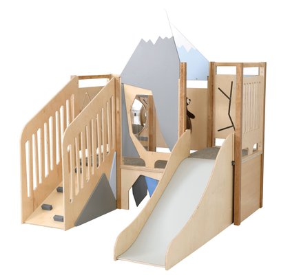 Mobilier - Structure de motricité / activité intérieur - Structure de motricité toboggan - Coin alpiniste