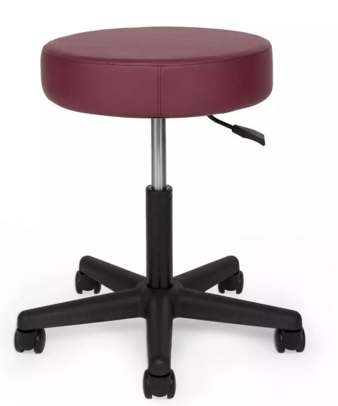 Tabouret confort spécial collectivité réglable en hauteur Bordeaux