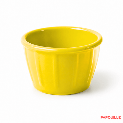 Repas - Raviers, Coupelles et boite de conservation - Coupe à compote en mélamine jaune