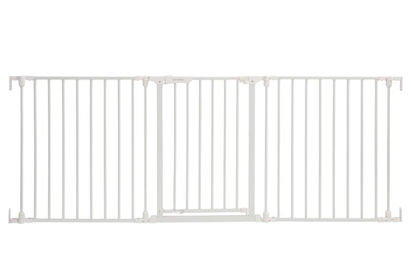 Médical et Prévention - Barrières de Sécurité Enfant - Barrière - Portillon avec rallonge 74,5 cm jusqu’à 195 cm - Blanc