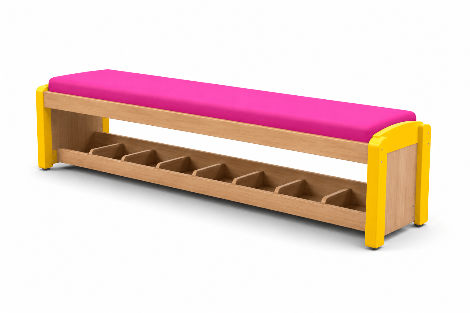 Banc d'accueil jaune