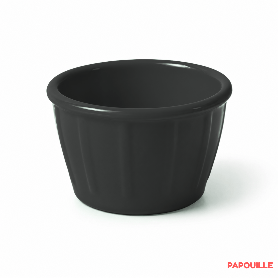 coupe à compote en mélamine noir