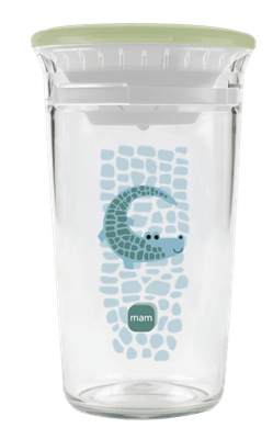 Repas - Verre et Gobelets Enfants - Verre d'apprentissage 360° - 290 ml - MAM