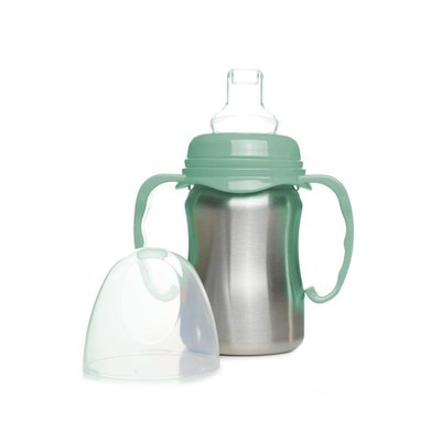 Repas - Tasse d’apprentissage - tasse Inox avec anse bec souple silicone 18 cl