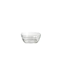 Repas - Raviers, Coupelles et boite de conservation - Lot de 6 raviers saladier carrés- 110x110x46mm - Duralex