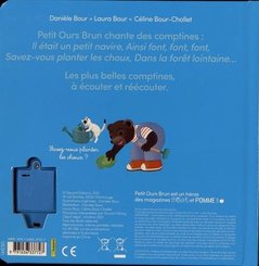 Jeux - Livres - Ours POB chante des comptines