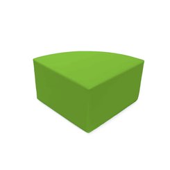 Mobilier - Meuble en mousse et Pouf - Pouf 1/4 rond en mousse pvc h.25 cm sauzon