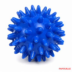 Motricité - Eveil Sensoriels et Tactiles - Balle hérisson - Bleu