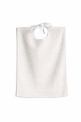 Repas - Bavoir - Bavoir uni ineffilochable lacet 33 x 40 cm perles