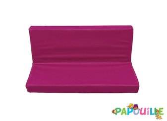 Mobilier - Meuble en mousse et Pouf - Banquette ras de sol sans armature fuchsia