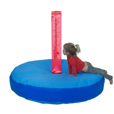 Motricité - Eveil Sensoriels et Tactiles - Tapis en mousse avec colonne à bulles sensorielle