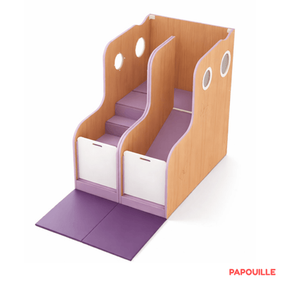 Mobilier - Structure de motricité / activité intérieur - Structure motricité en bois cachettes