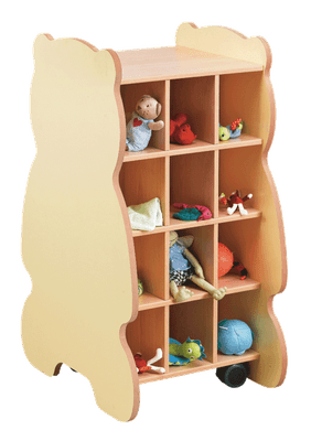 Mobilier - Meuble de rangement scolaire - Meuble à doudous - 24 cases