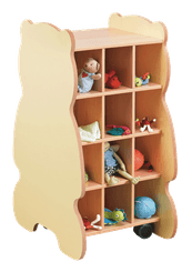Mobilier - Meuble de rangement scolaire - Meuble à doudous - 24 cases