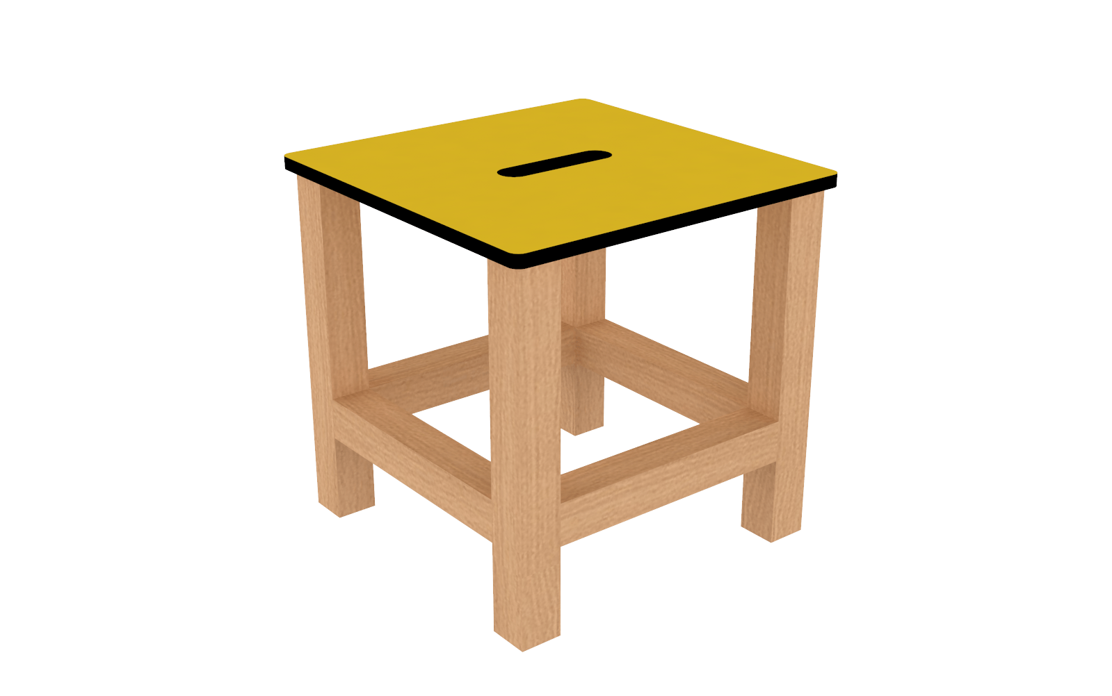 Tabouret - T3 - Jaune