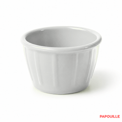 Repas - Raviers, Coupelles et boite de conservation - Coupe à compote en mélamine blanc