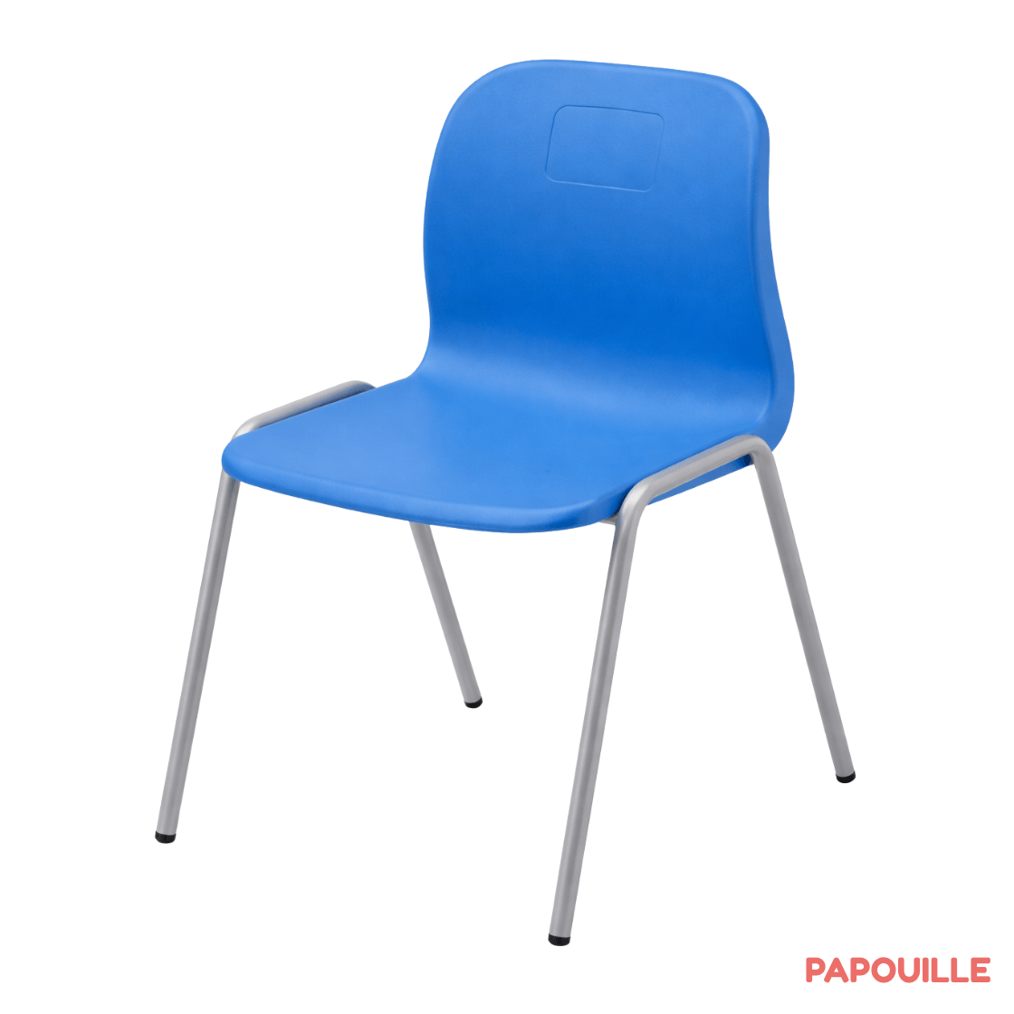 Chaise empilable clara t2 bleu