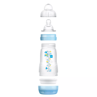 Repas - Biberons Classic et Large - MAM Biberon Easy Start / Anti-Colique - 260ml - Sable - Tétine Débit 1