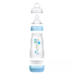 Repas - Biberons Classic et Large - MAM Biberon Easy Start / Anti-Colique - 260ml - Sable - Tétine Débit 1