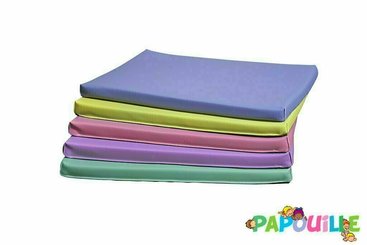 Change - Matelas à Langer - Matelas plat ep 4cm sur mesure rouge