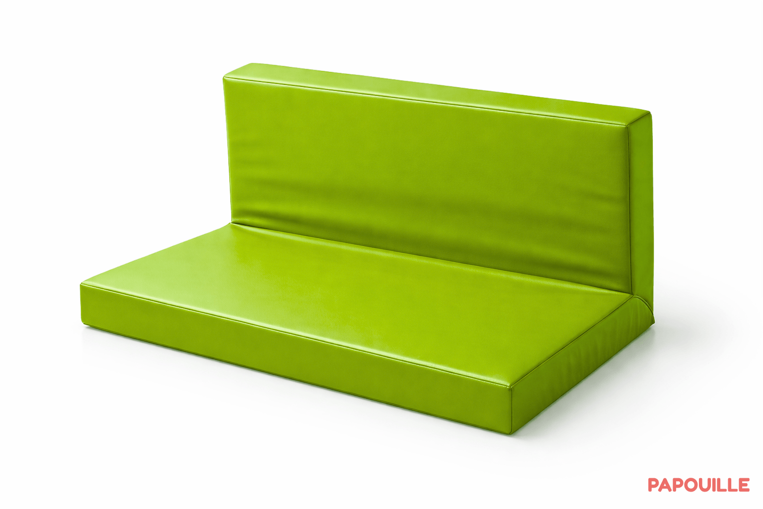 Banquette ras de sol sans armature vert