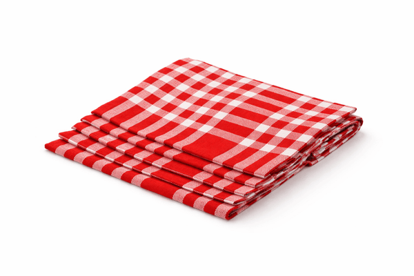 Repas - Torchons et Serviettes - Serviette de table normande vichy 45 x 45 lot de 12