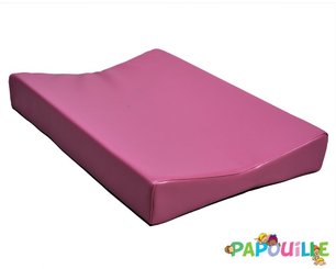 Change - Matelas à Langer - Matelas à langer incurvé galbé 50 x 70 cm en mousse pvc fushsia