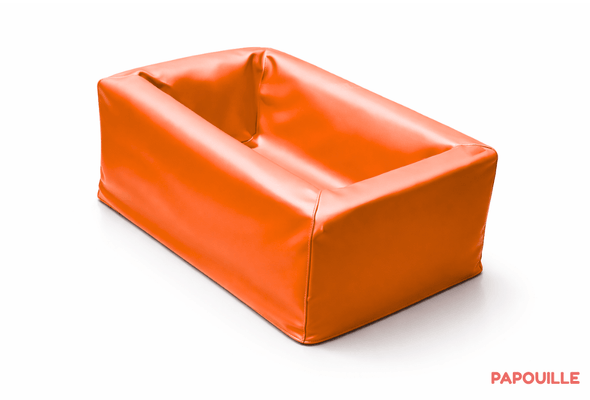 Motricité - Module de Motricité Enfant - Module de rangement nid à balles en mousse pvc orange