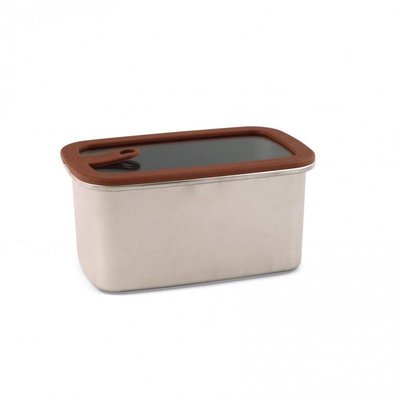 Repas - Raviers, Coupelles et boite de conservation - Boite de conservation - 1.4 L - Inox micro-ondable