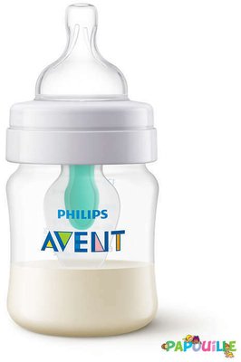 Repas - Biberons Classic et Large - Biberon col large avent anti-colic - 260 ml avec valve airfree™