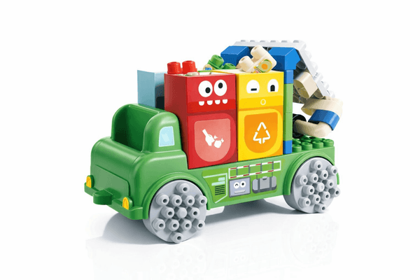 Jouets - Garages, Voitures et Circuits pour Enfant - Camion de poubelle de tri