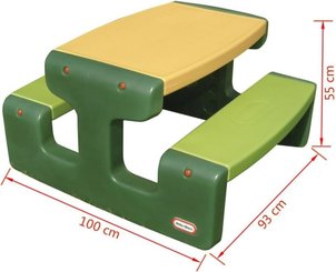 Mobilier - Table crèche et scolaire - Table de pique-nique intérieur / extérieur junior