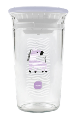 Repas - Verre et Gobelets Enfants - Verre d'apprentissage 360° - 290 ml - MAM