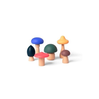 Jouets - Jouets à Empiler ou à Encastrer - Champignons à empiler - Little L