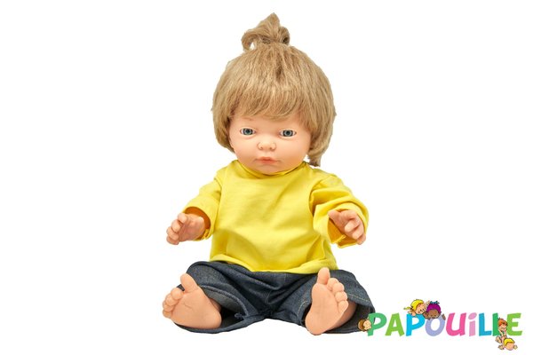Jouets - Poupons, Peluches et Accessoires - Poupée corps dur avec cheveux européen 40cm fille mazal