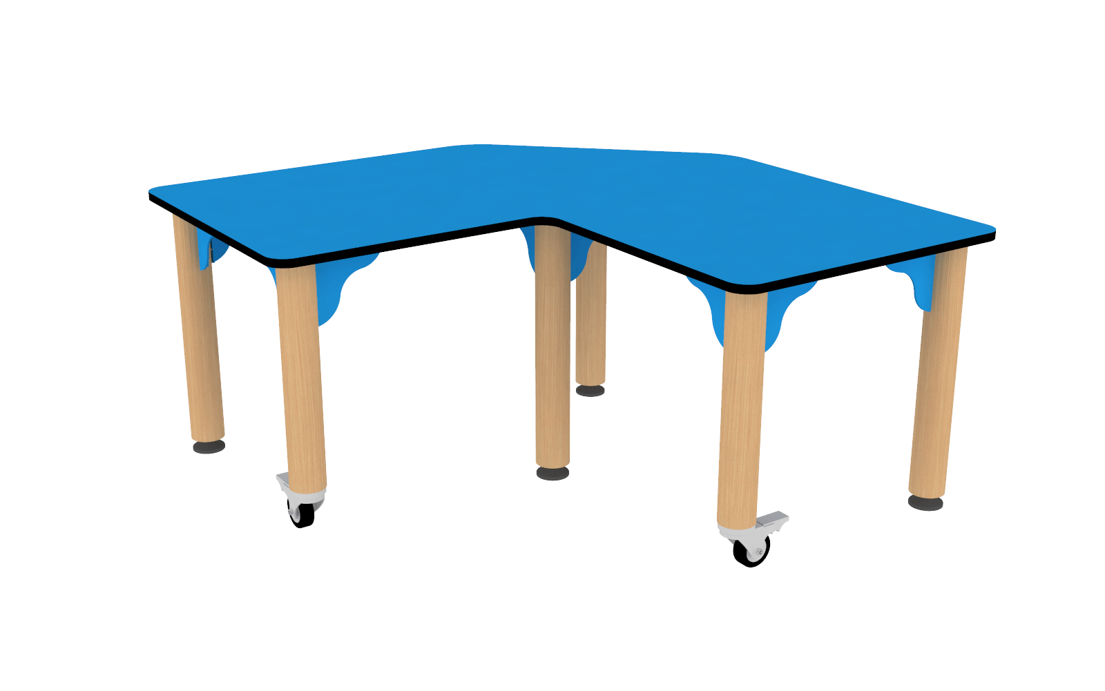 Table papillon - T2 - Bleu