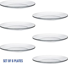 Repas - Assiettes Enfants et à Compartiments - lot de 6 Assiettes verre 19 cm Duralex