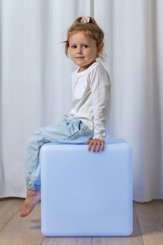 Motricité - Eveil Sensoriels et Tactiles - Cube lumineux sensoriel - LED - 40 cm