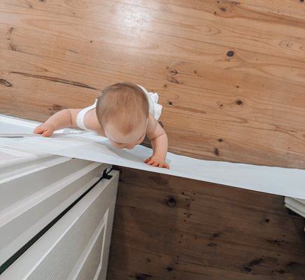 Médical et Prévention - Barrières de Sécurité Enfant - Barrière rétractable jusqu'à 140 cm - Blanche