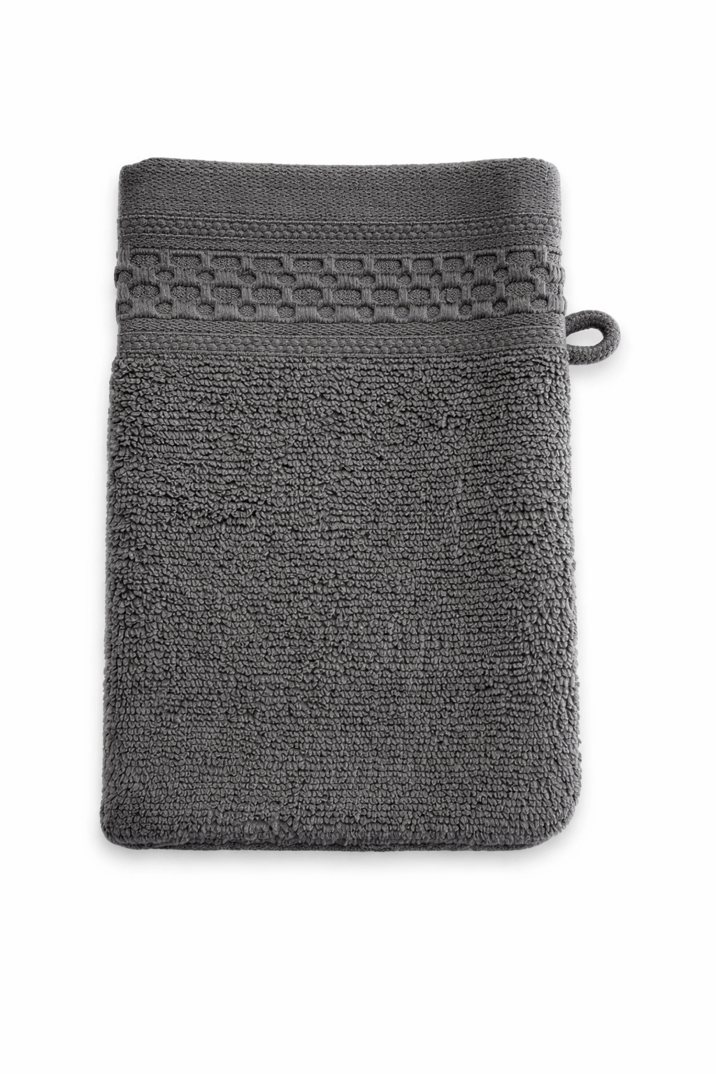Gant de toilette - haute résistance - gris