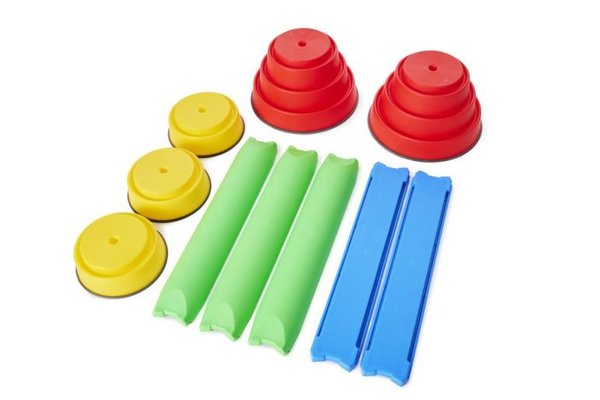 Jeux - Bascules et Équilibre - Ensemble 10 pièces parcours motricité enfant
