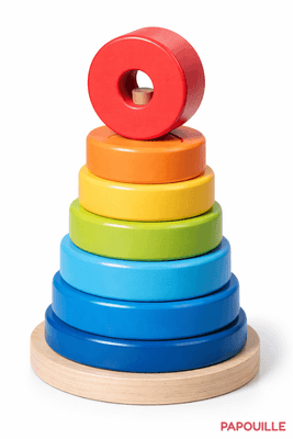 Jouets - Jouets à Empiler ou à Encastrer - Tour à empiler - 14 éléments