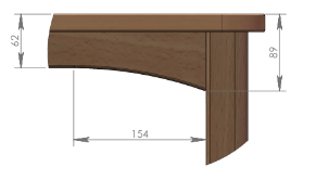 Mobilier - Table crèche et scolaire - Table en bois 120 x 60 à roulettes T0 - Naturel