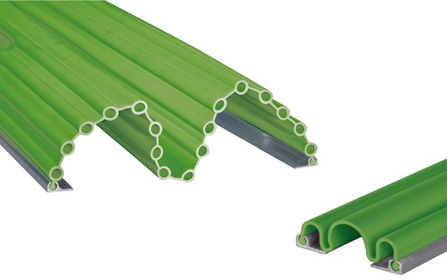 Médical et Prévention - Protection et Sécurité (EPI) - Kit anti pince-doigts 17 soufflets + 3 soufflets - 1400 mm - Vert pomme