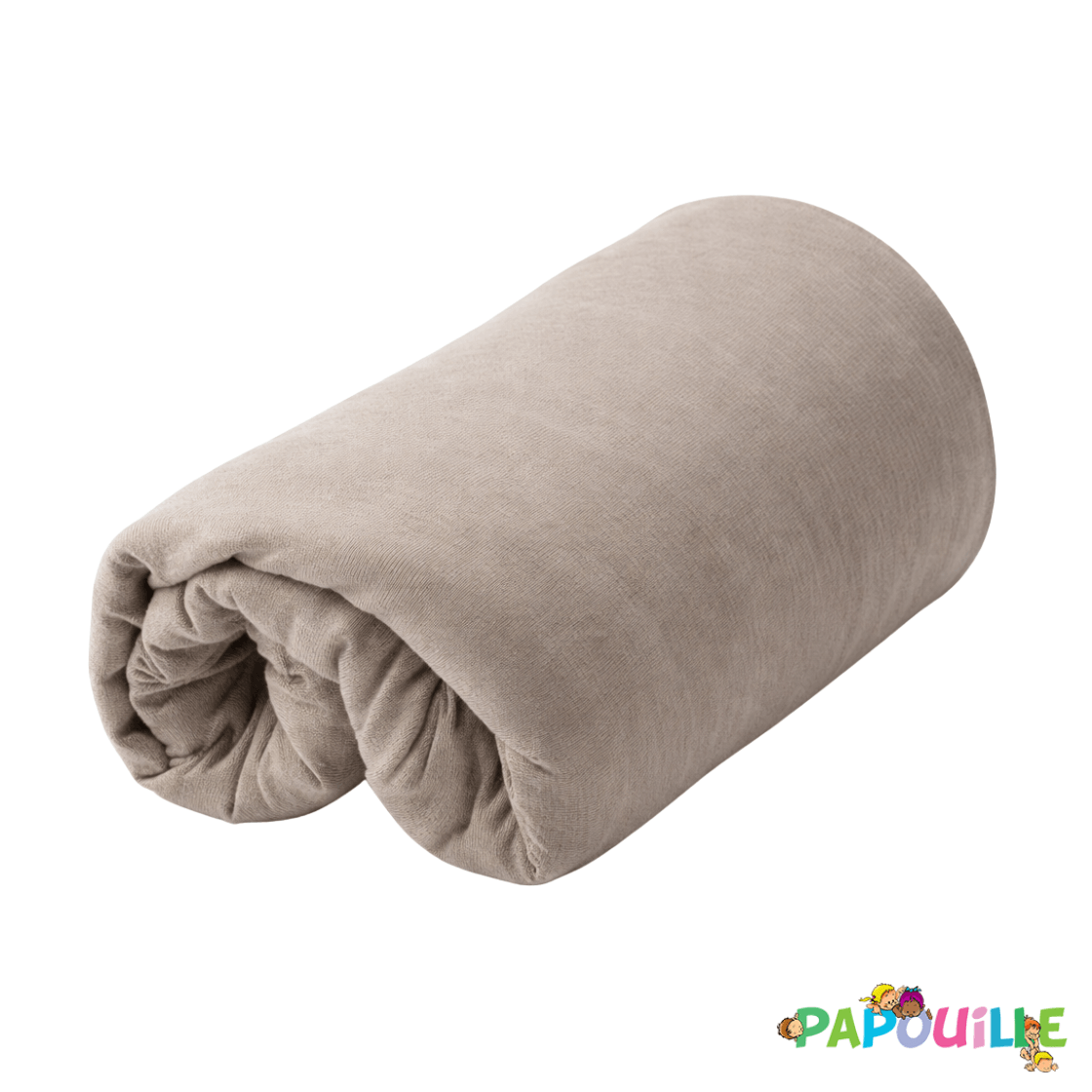 Drap housse jersey 60 x 120 Taupe