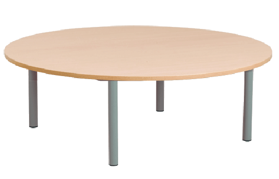 Mobilier - Table crèche et scolaire - Table ronde Bermudes mélaminé - 80 cm - T1